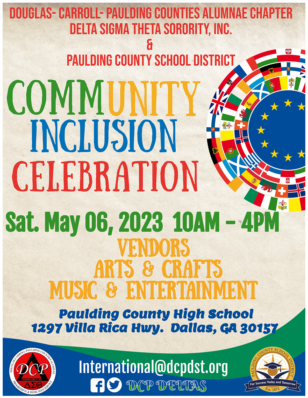 Community inclusion day flyer